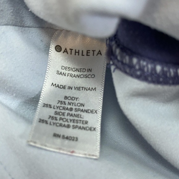 Athleta Leggings Womens Small Blue Light Blue Active Wear Gym Yoga - Picture 8 of 9